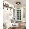 FEMILA Flush Mount Lighting Fixture, 12inch 2-Light Metal Ceiling Light