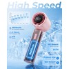 TUNISE Mini Handheld Fan, Pink Portable Turbo Fan with LCD