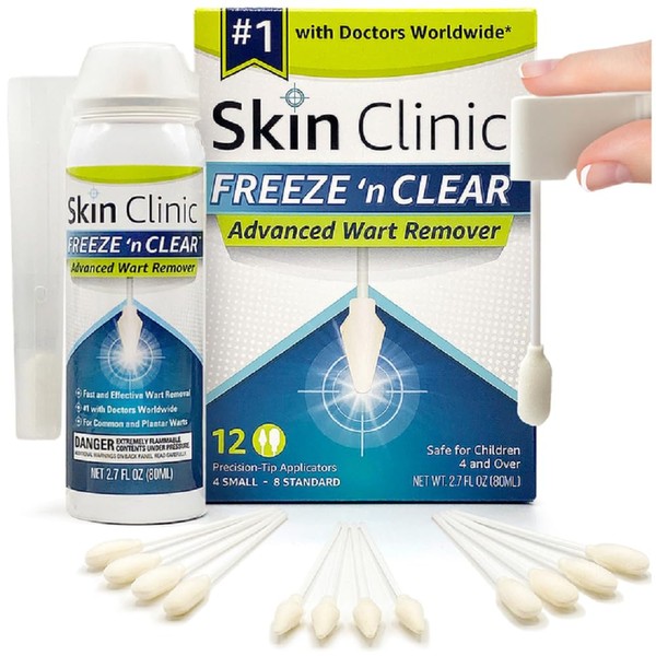 Skin Clinic FREEZE 'n CLEAR™ Advanced Wart Remover, Tough on