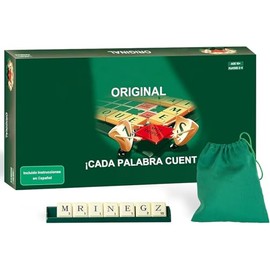 S-crabble Juego Clasico de crucigramas Juegos de Mesa S-crabble Rompecabezas de Aprendizajede Original Adecuado para Adultos Familias Adolescentes... 