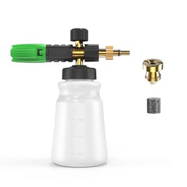 OHAYORI Snow Foam Lance Compatible with LAVOR/Parkside/Spear and Jackson Pressure Washer,Adjustable Car Washer Sprayer,1L Bottle Soap Dispenser with Upgraded Nozzle Foam Cannon for Car Washing