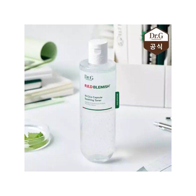 Dr.G 닥터지 레드 블레미쉬 10-시카 캡슐 수딩 토너 300ml Dr.G
