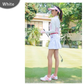 wakae Women's Golf Arm Cover, UV Protection, Stay in Place, Temperature Sensitive Temperature -3°, UPF50+, Mega Golf, 99.9% UV Protection, Shawl Arm Cover, Women's, Shirt, Outdoor Sports, Sunscreen