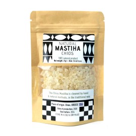 Chios Mastiha Tears Gum Greek 100% Natural Mastic (25gr Small Tears)