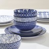 Selamica Ceramic Dinnerware Sets, 16 Pieces Dishes Set for 4,