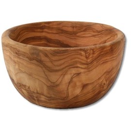 Round Bowl Olive Wood Diameter Approx. 13 cm