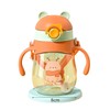 Vaso Entrenador para Bebés, 410 ml, Diseño de Osito, Naranja