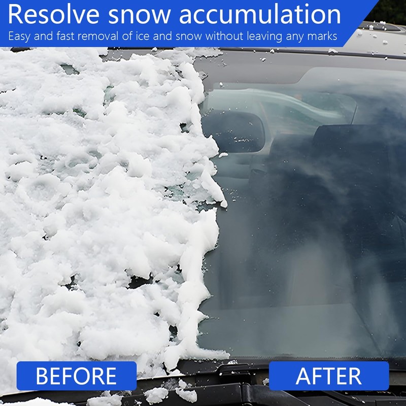 JNNJ Car Ice Scraper, Ice Scraper with Foam Handle, Versatile