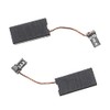 vhbw 2 x Carbon Brushes Motor Carbon Abrasive Carbon 27