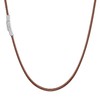 U7 Unisex Necklace 2 mm / 3 ,m, Black, Brown,