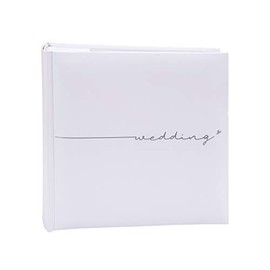 Kenro Fleur White Wedding Memo Photo Album for 200 Photos 6x4 Inch / 10x15cm - FLR201