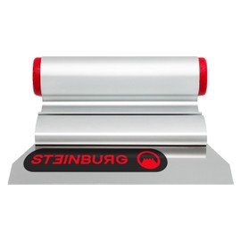 STEINBURG - "Surface Spatula Al" Aluminium Spatula 150 mm with Pointed Corners | Ideal for DIY & Castle Builders Made in Germany | Contents: Spatula with Rustproof Interchangeable Sheet