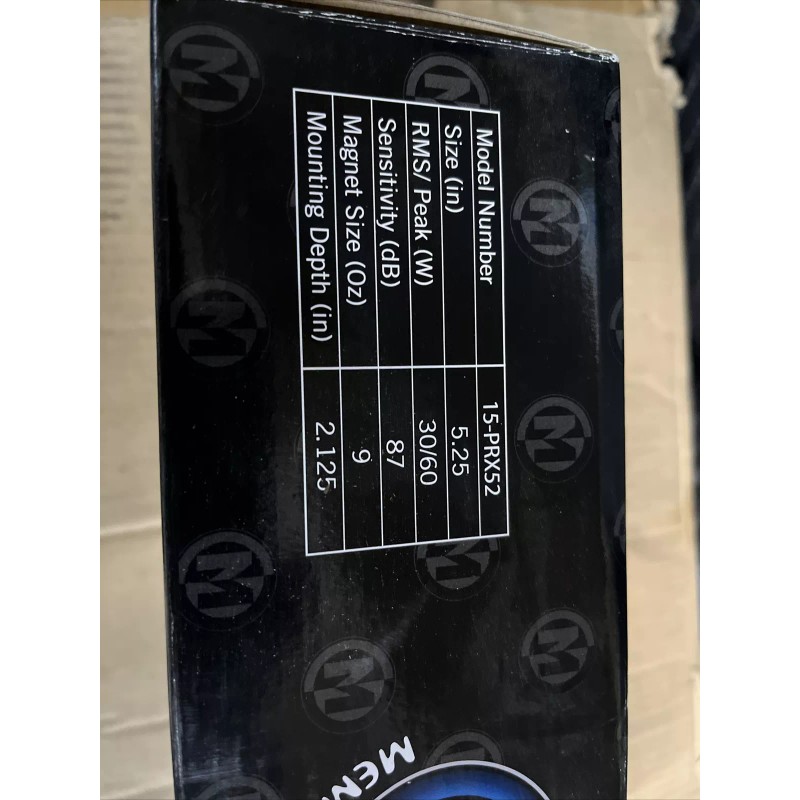 Memphis Audio 15-PRX52 Power Reference Series 5-1/4" 2-Way Car Speakers