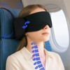 Antyman，Travel Pillow for Airplanes， Secure Head Support with 360° Blackout