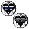 Challenge Coin - Thin Blue Line Mom