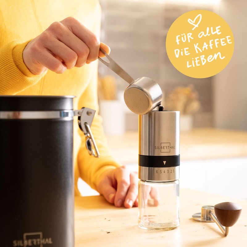 SILBERTHAL Airtight Coffee Canister 500 g - Aroma Tight Storage