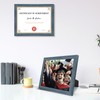 Frametory, 8.5x11 Picture Frame with Glass, Tabletop & Wall Horizontal