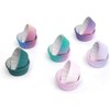 Standard Size Disposable Food Grade Cupcake Liners with Pink Blue