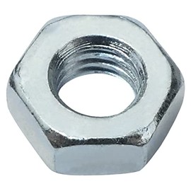 AERZETIX - C58243 - Set of 100 hexagon nuts classic hexagonal chamfer M3 - made of steel - metric internal thread - DIN 934 - colour silver