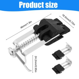 10Pcs Undermount Sink Clips Kitchen Sink Clips, Adjustable Sink Repair Hardware, Installation Repair Hardware Clips Fastener Support for Kitchen Bathroom Shower Room