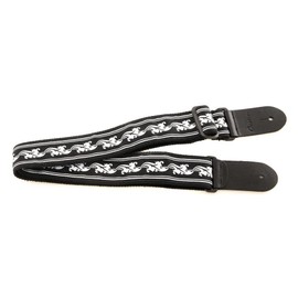 Ovation Signature "Leaf" Nylon Guitar Strap - Black