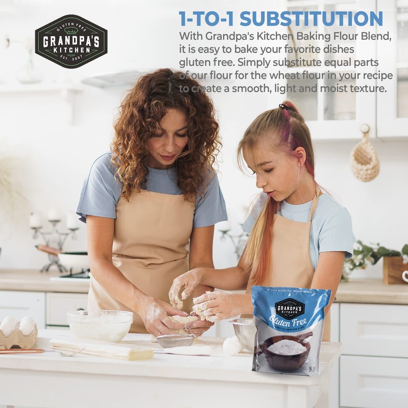 Grandpa's Kitchen Gluten Free Baking Flour Blend, All Purpose Gluten