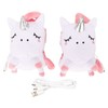 USB Hand Gloves Electric Cute Animal Shape Fingerless Cartoon USB