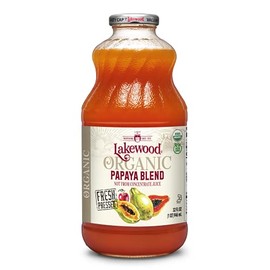 Lakewood Juice Papaya Organic 32.0 FO (Pack of 2)