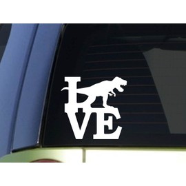 EZ-STIK T Rex Love *H943* 6 inch Sticker Decal t rex Dinosaur Fossils