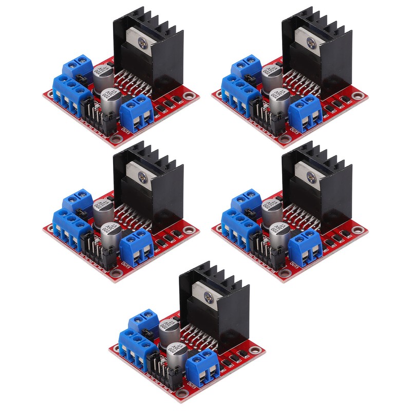 5Pcs Motor Driver Module Drive Controller Dual H Bridge Board