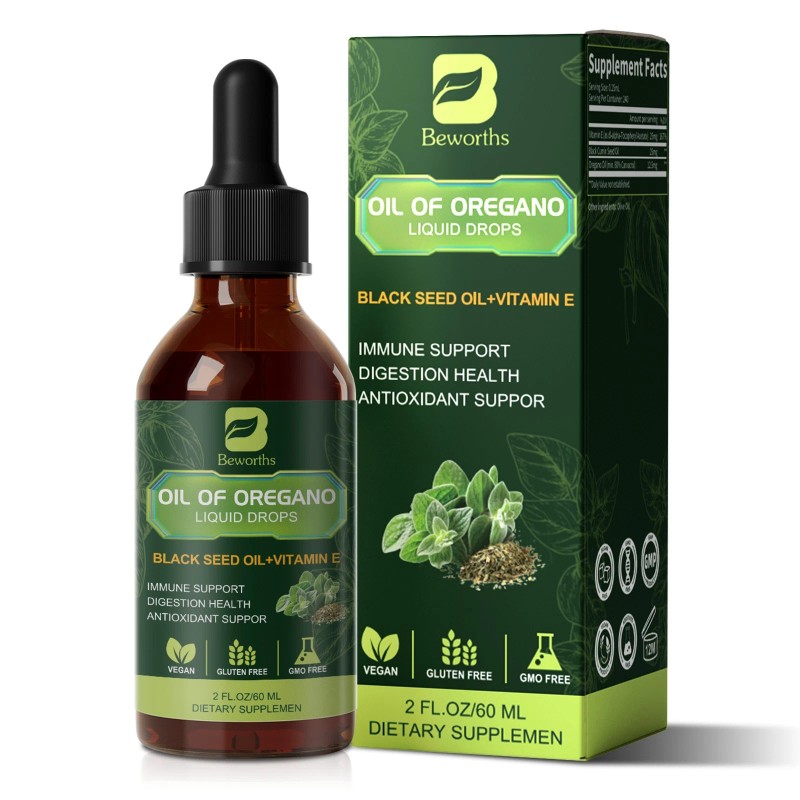 Beworths Oil of Oregano - Pure Wild Mediterranean Minimum 84%