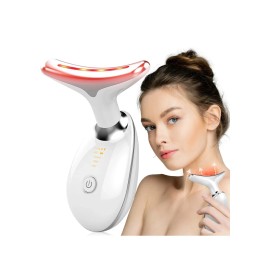 THE PERFECT PART Neck Face Lifting Massager Skin Tighten Device LED Anti Wrinkle Double Chin US