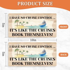 Cruise Door Decorations Home Wall Decor Cruise Ship Door Decorations Retro Wall Art Decor Sign for Cabin Living Room Kitchen Bedroom Bathroom 10x5 Inches PVC Hanging Plaque