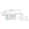 Multi-use Aluminum Flat Holder Stand Rack Storage Organizer Wall Mount