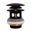 Westbrass Tip-Toe Integrated Overflow Tub Trim with Floating Faceplate, Matte