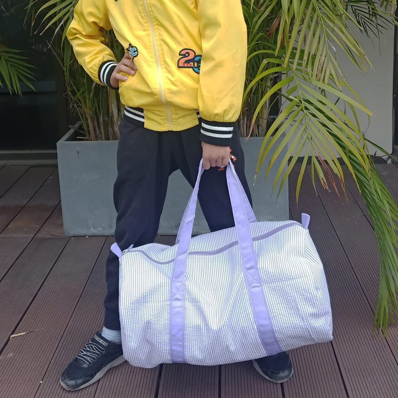 Bolsa de viaje para niños y niñas, Lavanda, X-large