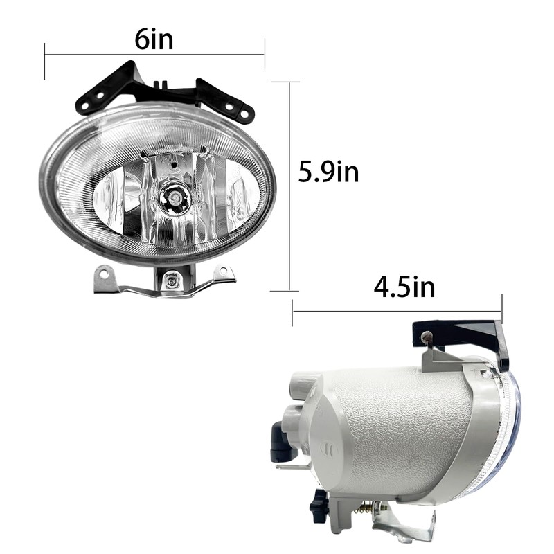Luces antiniebla compatibles con Hyundai Santa Fe 2007 2008 2009,