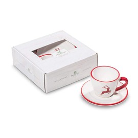 GMUNDNER KERAMIK Manufaktur 0318STES01SET Ruby Gourmet Espresso for you Gourmet –