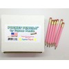 Half Pencils with Eraser - Golf, Classroom, Pew - Hexagon,