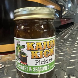 Kajun kick mild sweet pickles