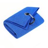 Golf Towel Waffle Pattern Cotton with Carabiner Cleaning Towels Sports,