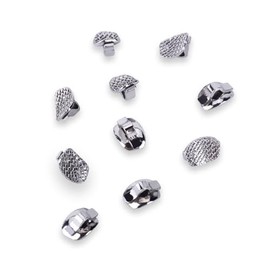 LA MIERE 10Pc Dental Orthodontic Lingual Button Direct Bond Eyelet Rectangular (Direct Bond Eyelet Rectangular)