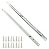 Dijedev 13.5 Inch Metal Drawer Slides, 12pcs Ball Bearing Two