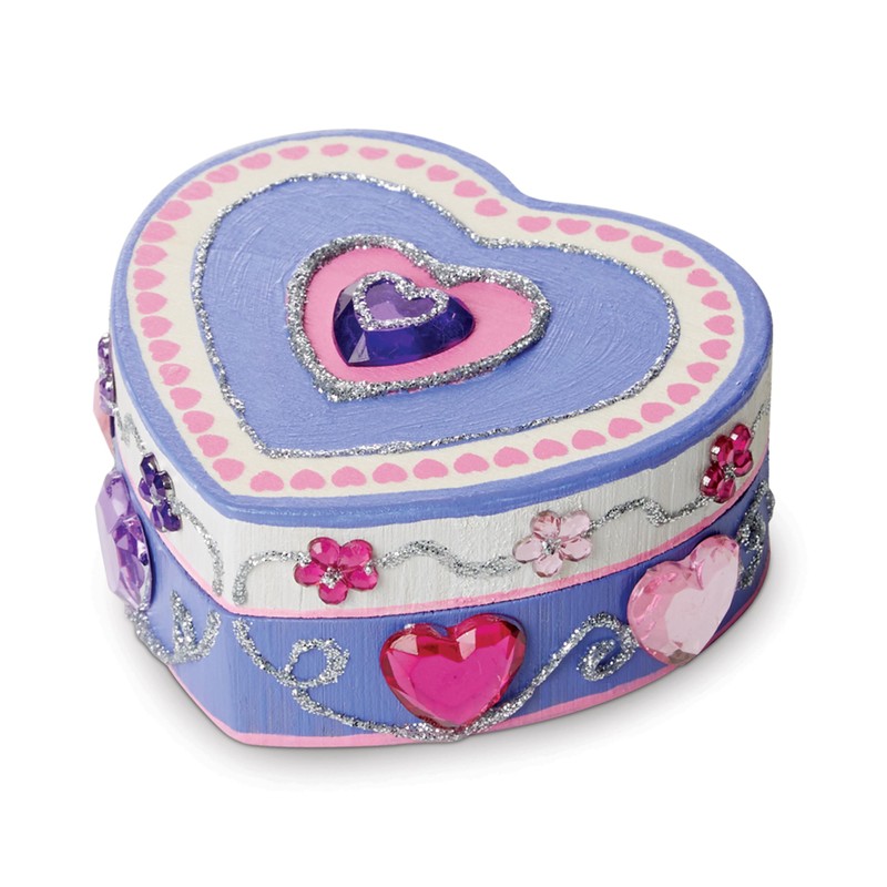 Melissa & Doug Created by Me! Heart Box Wooden Craft