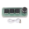 3 Key Small Keypad Multifunctional Shortcut RGB Backlight USB Mechanical