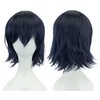 12 Inch Short Bob Wig with Bangs - Synthetic Cosplay