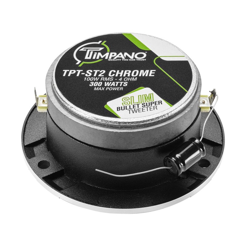 Timpano 1500 Watts Bundle 2X 6.5 Midrange Speakers TPT-MR6-4 Bullet