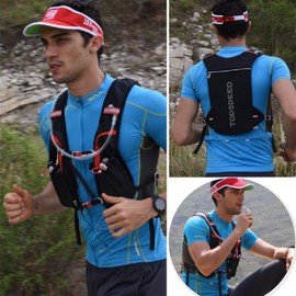 Hydration Backpack 5L (Black + 2L Bag, 5L)
