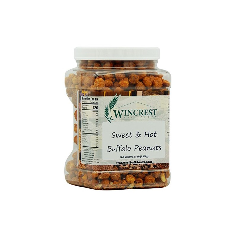 Sweet & Hot Buffalo Peanuts - 2.5 Lb Tub