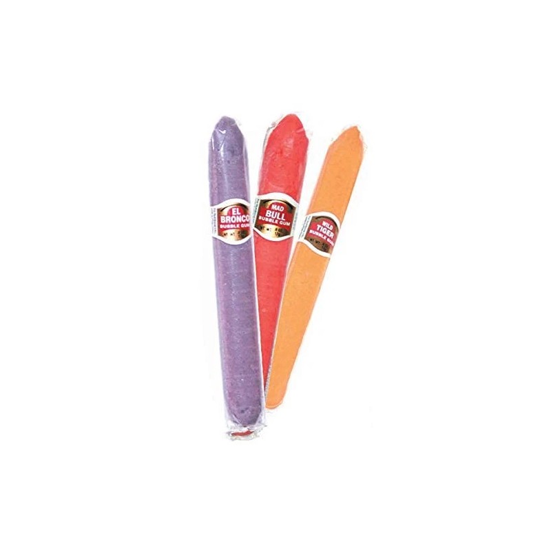 Dubble Bubble El Bubble Ii Bubble Gum Cigars, Assorted Fruit